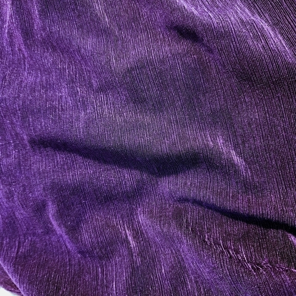 Vintage C.O.C. Long Purple Duster Short Sleeve Cardigan Women's Medium M Kimono - Picture 3 of 6